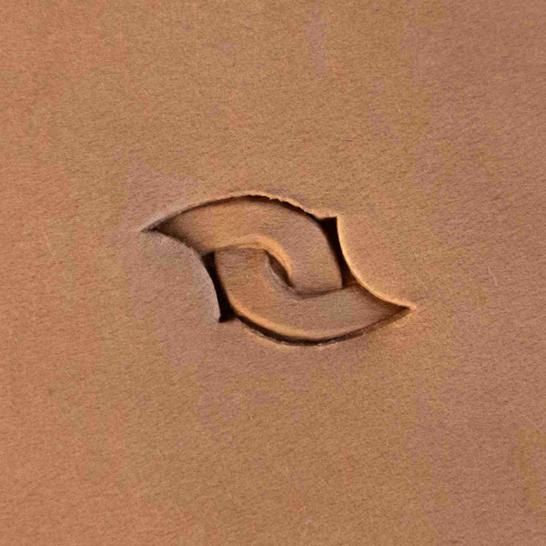 Leaf Leather Stamp – Chain Link