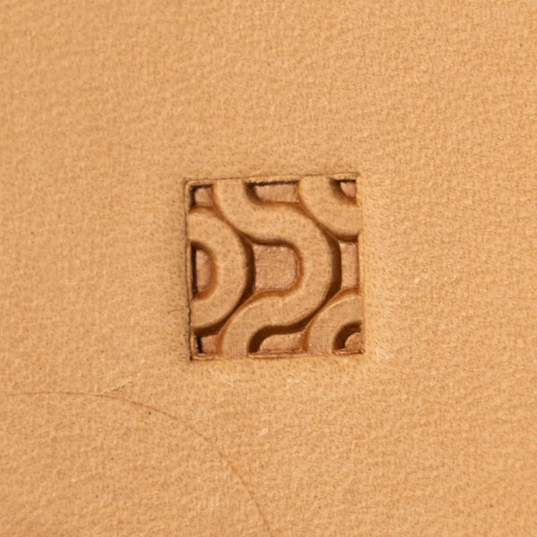 Pattern Leather Stamp – Retro Curve