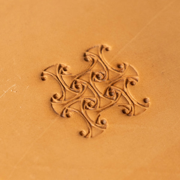 Geometric Leather Stamp – Celtic Style