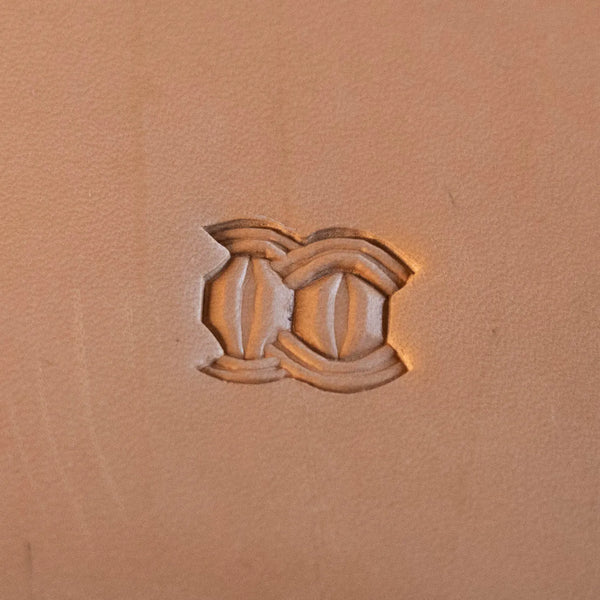 Geometric Leather Stamp – Interlock
