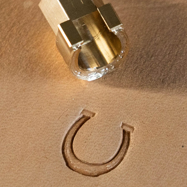 Horse Leather Stamp – Horseshoe