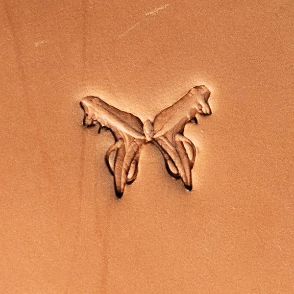 Butterfly Leather Stamp – Luna Moth