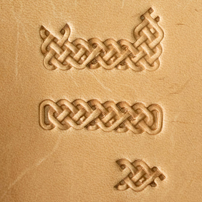 LT761 Geometric Leather Stamping Tool–Celtic Knot Geometric