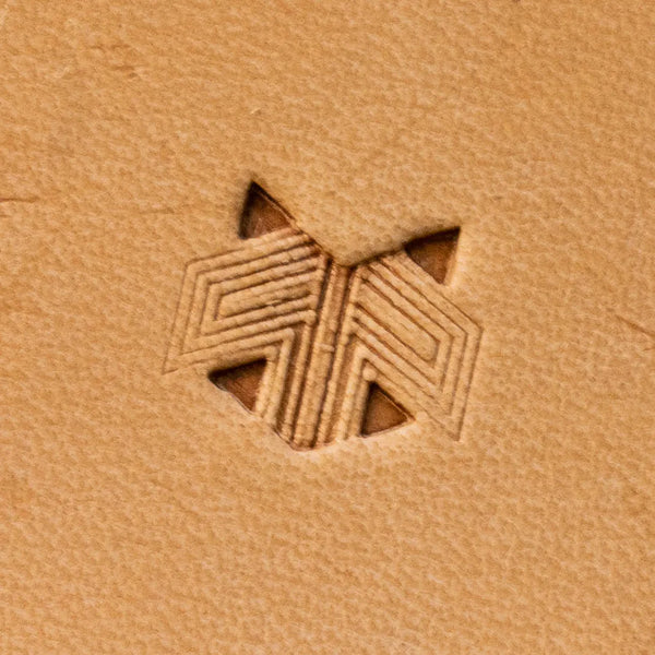 LT824 Geometric Leather Stamping Tool for Professional Crafters – Geometric Lines 15x12mm (7/12" x 7/15")