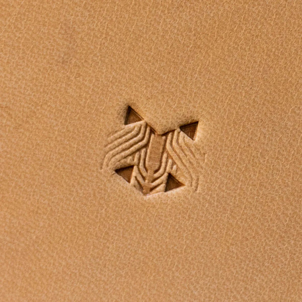 LT826 Geometric Leather Stamping Tool for Professional Crafters – Hex Tile Geometric 15x12mm (7/12" x 7/15")