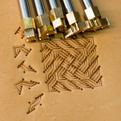 LT817 Basket Weave Leather Stamping Tool– Celtic Knot