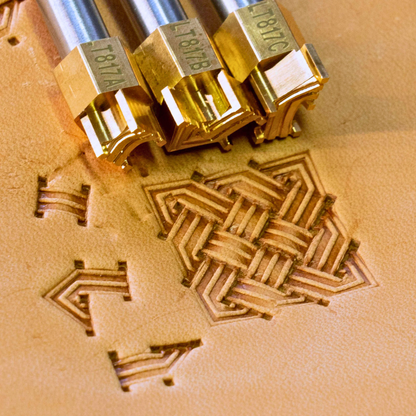 LT817 Basket Weave Leather Stamping Tool– Celtic Knot