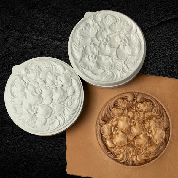 BP009 Flower 3D Leather Molds 87mm(3 7/16")