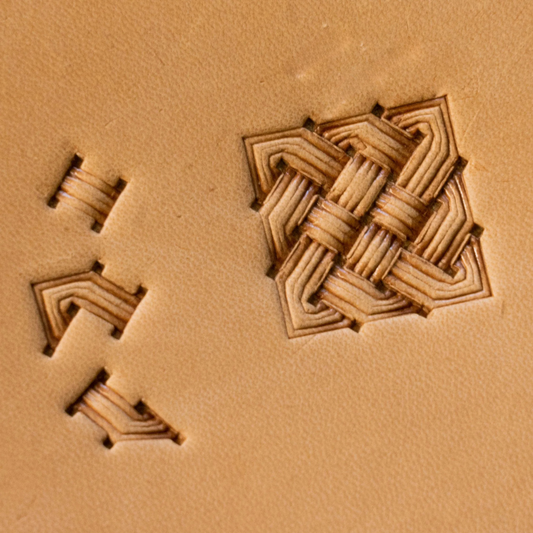 LT816 Basket Weave Leather Stamping Tool– Celtic Knot