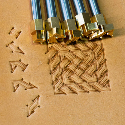 LT816 Basket Weave Leather Stamping Tool– Celtic Knot