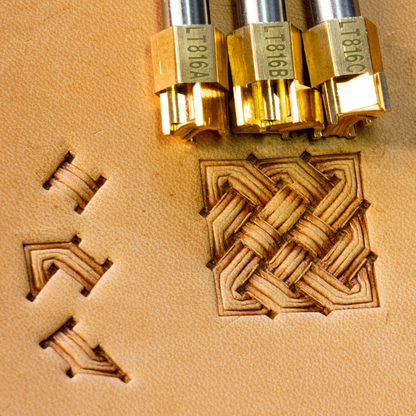 LT816 Basket Weave Leather Stamping Tool– Celtic Knot