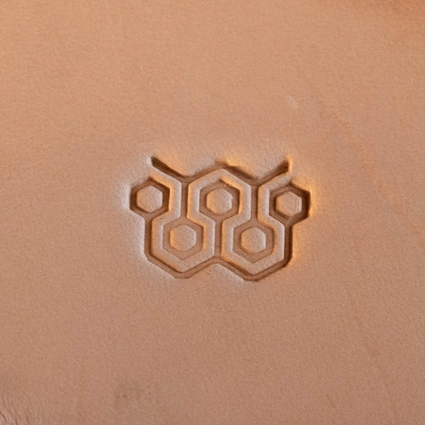 Bee Leather Stamp – Honeycomb