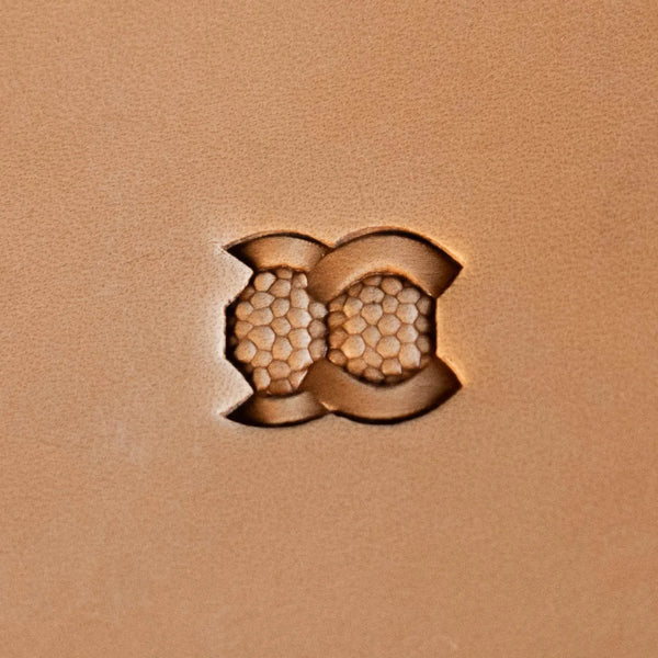 Geometric Leather Stamp – Honeycomb Chain