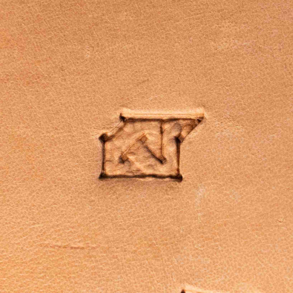 Geometric Leather Stamp – Angular Shape