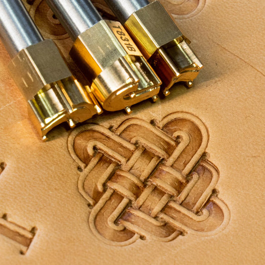 LT831 Basket Weave Leather Stamping Tool– Celtic Knot