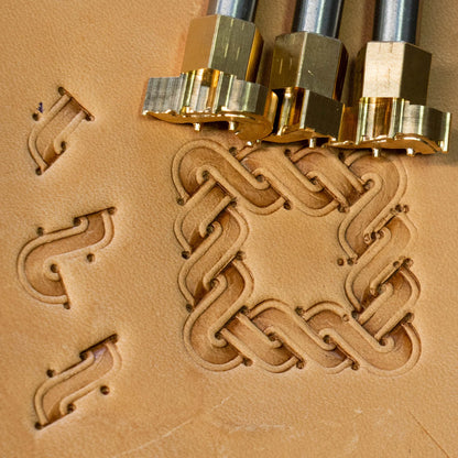 LT831 Basket Weave Leather Stamping Tool– Celtic Knot