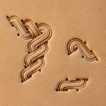 LT833 Basket Weave Leather Stamping Tool– Celtic Knot