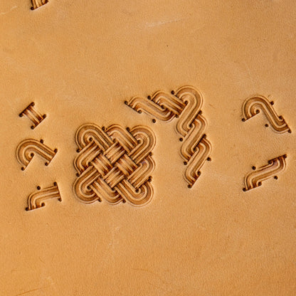 LT832 Basket Weave Leather Stamping Tool– Celtic Knot