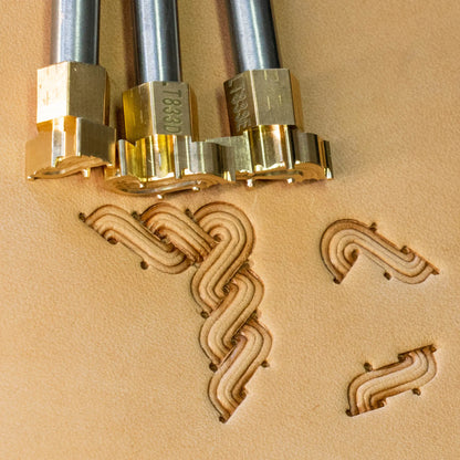 LT833 Basket Weave Leather Stamping Tool– Celtic Knot