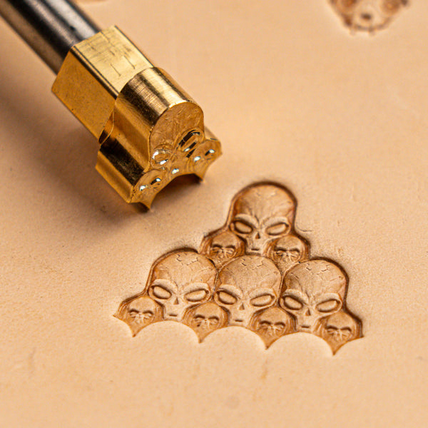 Skull Leather Stamp – Alien Cluster