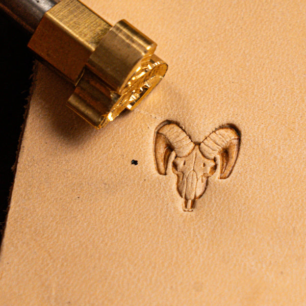 Goat Leather Stamp – Skull