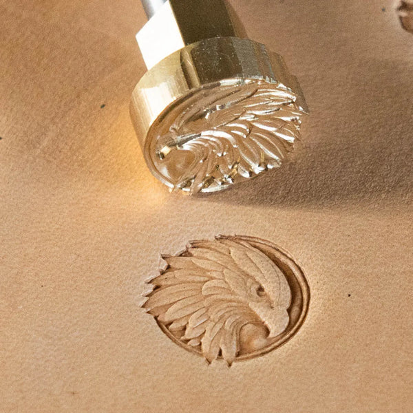 Eagle Leather Stamp – Feathery Crest