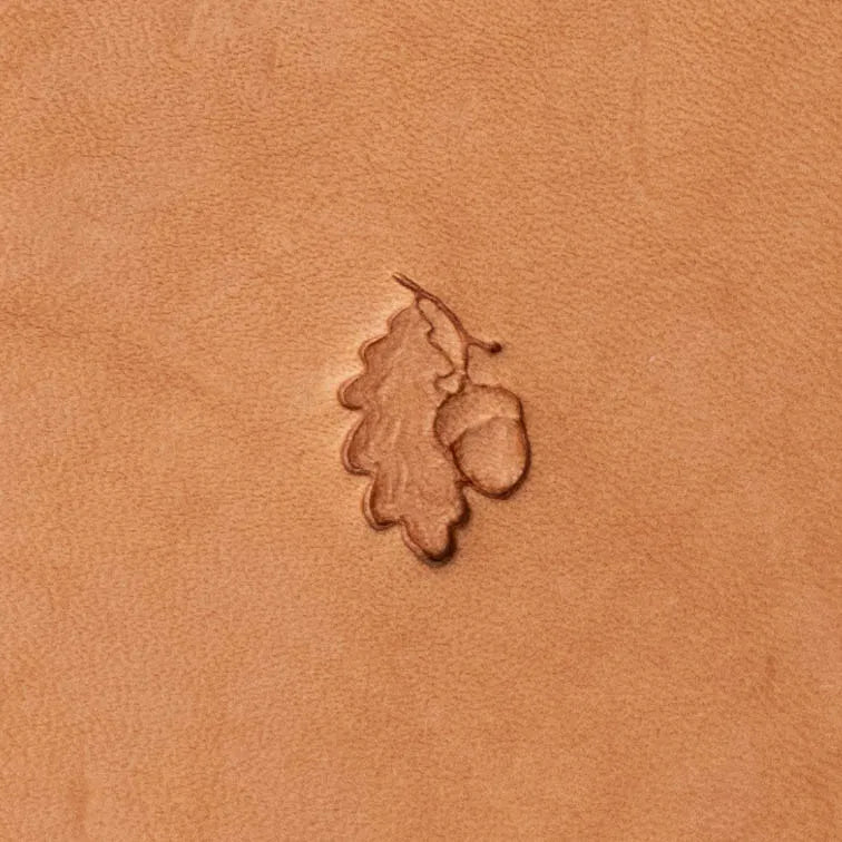 LT784 Oak Leaf Leather Stamping Tool for Professional Crafters – Acorn Oak Leaf 9x14mm (5/14" x 5/9")