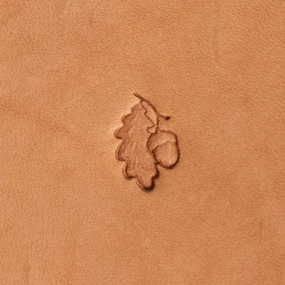 LT784 Oak Leaf Leather Stamping Tool for Professional Crafters – Acorn Oak Leaf 9x14mm (5/14" x 5/9")