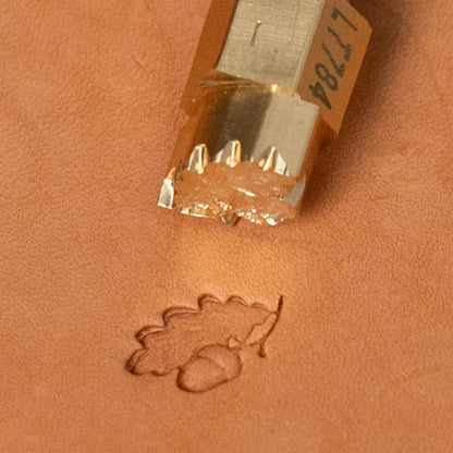 LT784 Oak Leaf Leather Stamping Tool for Professional Crafters – Acorn Oak Leaf 9x14mm (5/14" x 5/9")