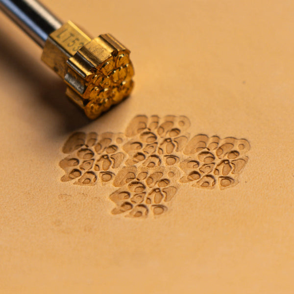 Pattern Leather Stamp – Floral Cluster