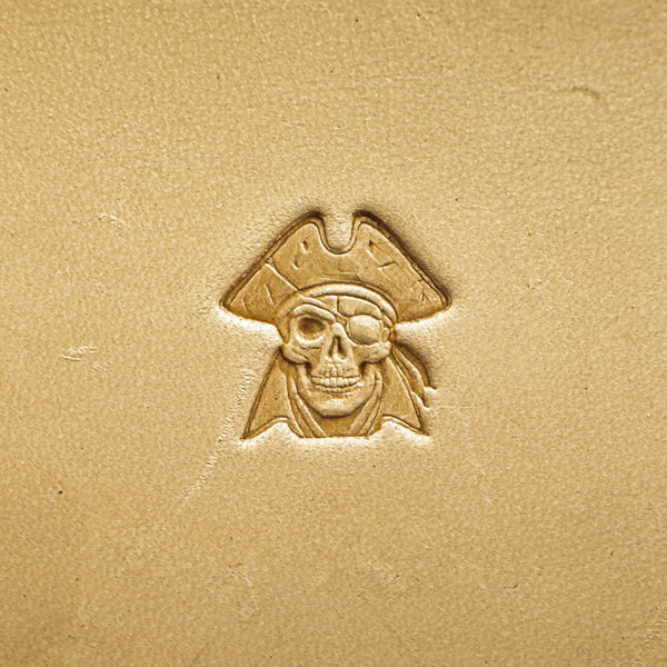 Skull Leather Stamp – Pirate Captain