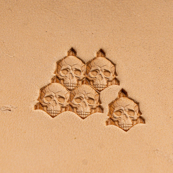 Skull Leather Stamp – Pattern