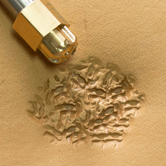 LT780 Lion Leather Stamping Tool for Professional Crafters – Textured Mane Lion 10x10mm (2/5" x 2/5")