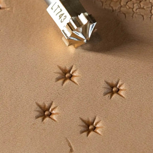 Pattern Leather Stamp – Starburst