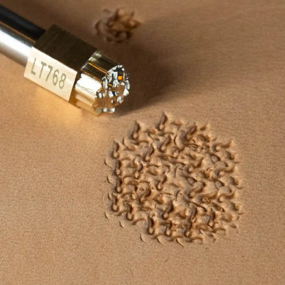 LT768 Texturing Premium Leather Stamping Tools for Professional Crafters-10x10mm
