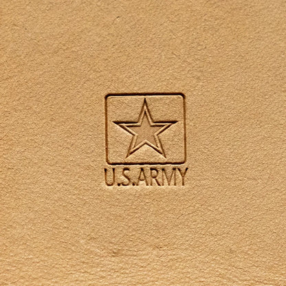 LT810 Geometric Leather Stamping Tool for Professional Crafters – US Army Badge Geometric 13x15mm (1/2" x 7/12")