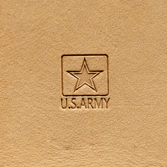 LT810 Geometric Leather Stamping Tool for Professional Crafters – US Army Badge Geometric 13x15mm (1/2" x 7/12")
