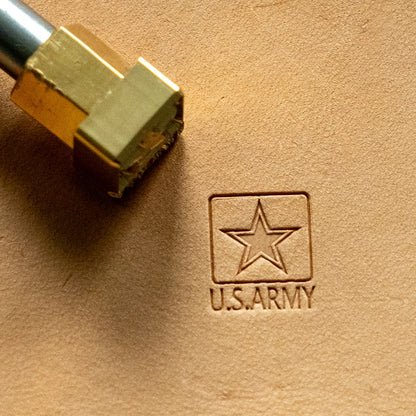 LT810 Geometric Leather Stamping Tool for Professional Crafters – US Army Badge Geometric 13x15mm (1/2" x 7/12")