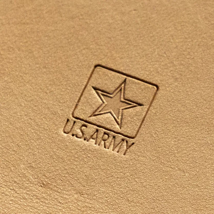 LT810 Geometric Leather Stamping Tool for Professional Crafters – US Army Badge Geometric 13x15mm (1/2" x 7/12")