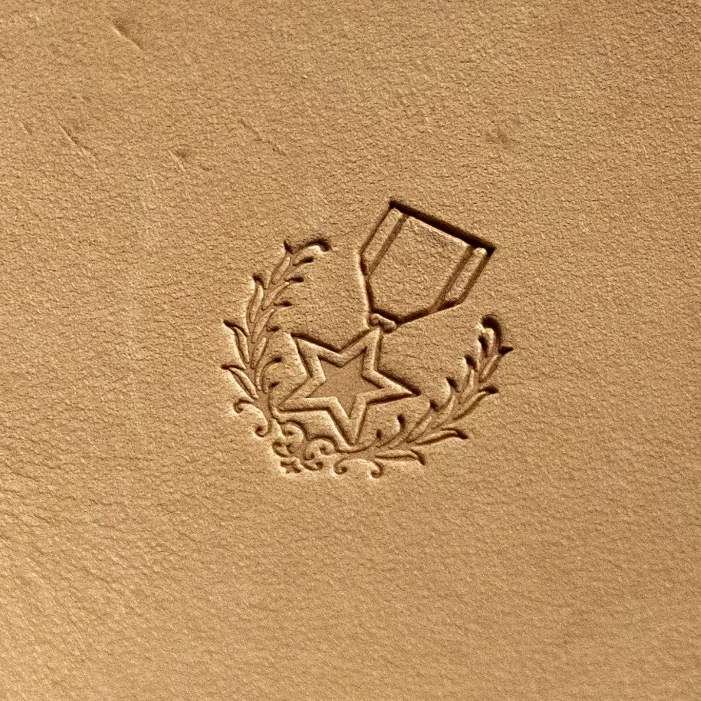 LT811 Pattern Leather Stamping Tool for Professional Crafters – Star Medal Pattern 19x21mm (3/4" x 5/6")
