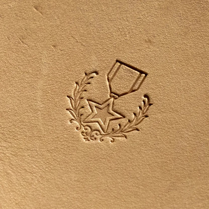 LT811 Pattern Leather Stamping Tool for Professional Crafters – Star Medal Pattern 19x21mm (3/4" x 5/6")