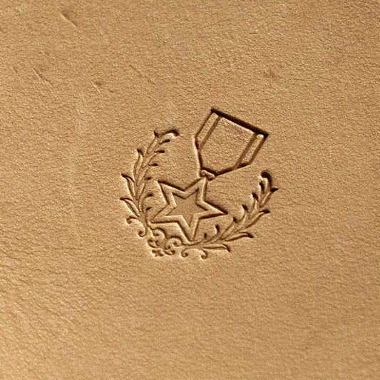 LT811 Pattern Leather Stamping Tool for Professional Crafters – Star Medal Pattern 19x21mm (3/4" x 5/6")