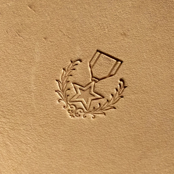 LT811 Pattern Leather Stamping Tool for Professional Crafters – Star Medal Pattern 19x21mm (3/4" x 5/6")