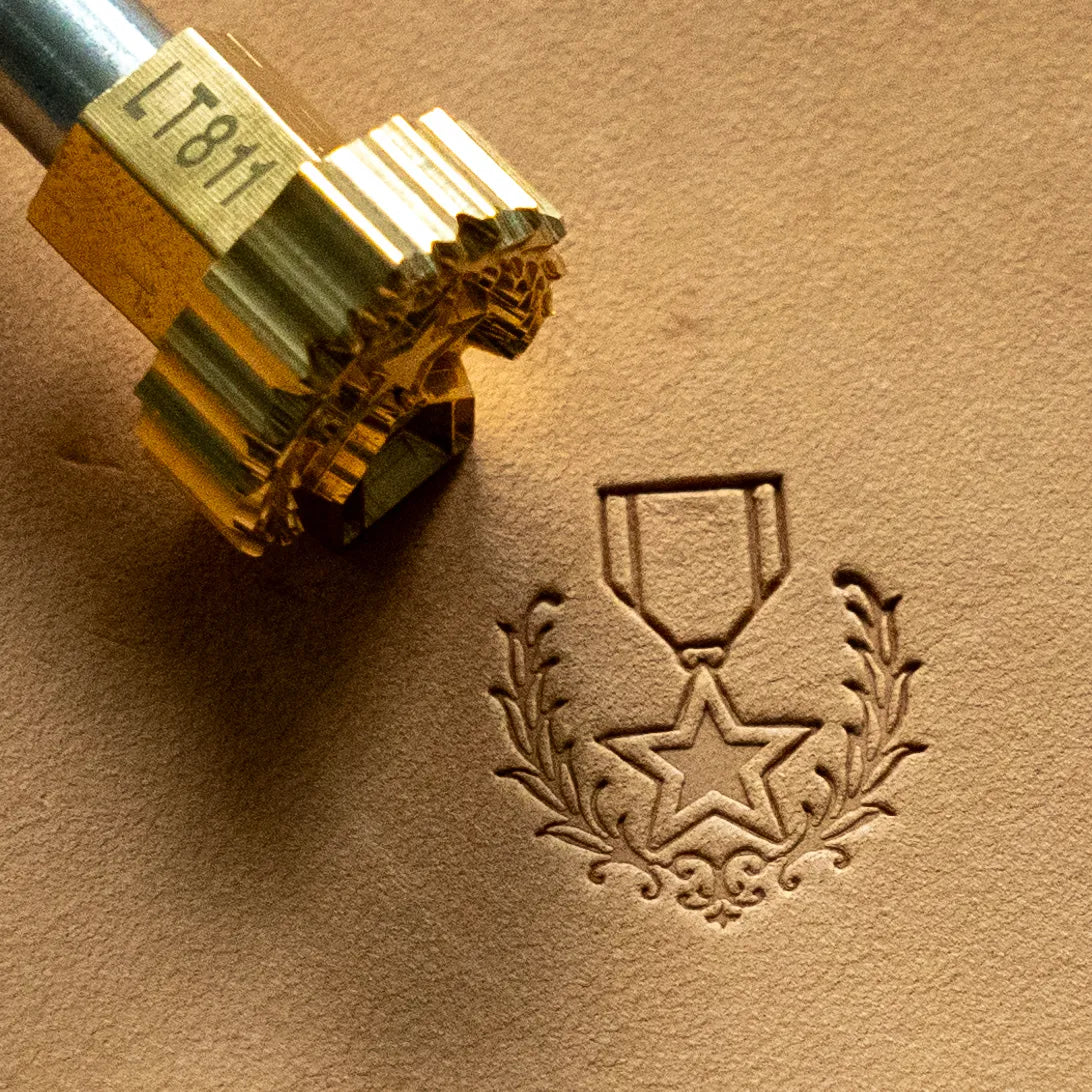 LT811 Pattern Leather Stamping Tool for Professional Crafters – Star Medal Pattern 19x21mm (3/4" x 5/6")