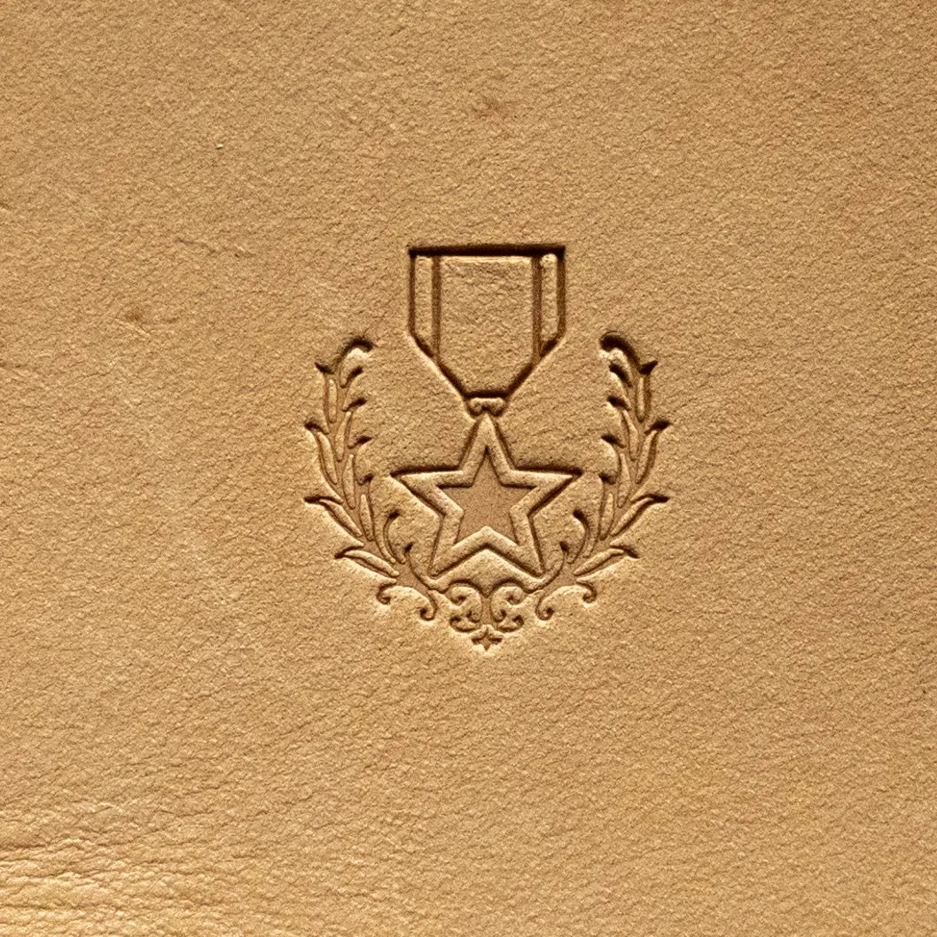 LT811 Pattern Leather Stamping Tool for Professional Crafters – Star Medal Pattern 19x21mm (3/4" x 5/6")