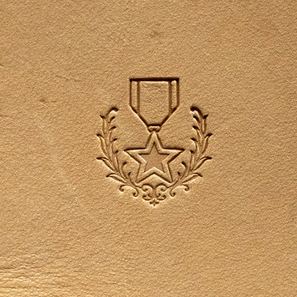 LT811 Pattern Leather Stamping Tool for Professional Crafters – Star Medal Pattern 19x21mm (3/4" x 5/6")