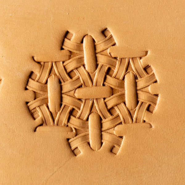 Basket Weave Leather Stamp – Interlaced