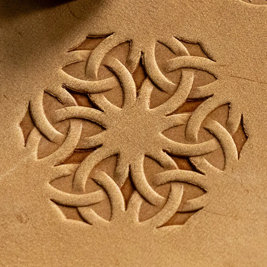 LT834 Geometric Leather Stamping Tool for Professional Crafters – Celtic Knot Geometric 18x18mm (5/7" x 5/7")
