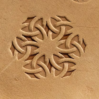 LT834 Geometric Leather Stamping Tool for Professional Crafters – Celtic Knot Geometric 18x18mm (5/7" x 5/7")