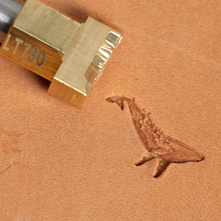 LT730 Dolphin Leather Stamping Tool for Professional Crafters – Stylized Dolphin 17x15mm (2/3" x 7/12")